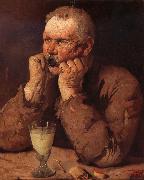 Jean Daniel Ihly An absinthe Drinker Germany oil painting artist